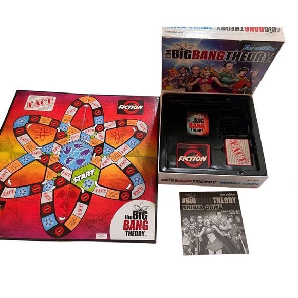 The Big Bang Theory Fact Or Fiction Trivia Game Fan Edition Board Game - Picture 2 of 12